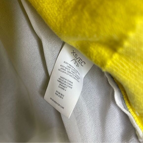 Cabi Love Carol Collection Belle Yellow Cardigan XS - Picture 4 of 8